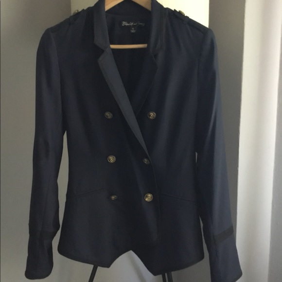 Elizabeth and James blazer. Velvet animal print y - Picture 2 of 5